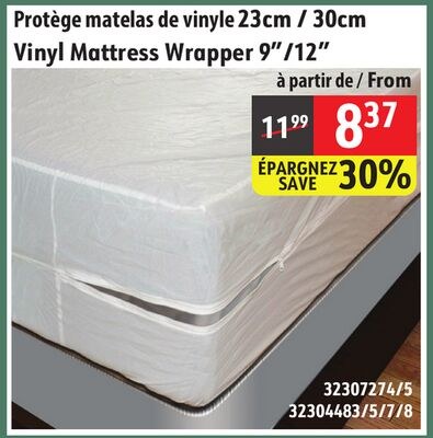 Vinyl Mattress Wrapper 9"/12"
