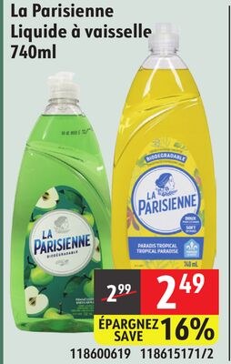 La Parisienne Liquide à vaisselle