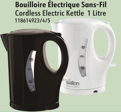 Salton Cordless Electric Kettle 1 Litre