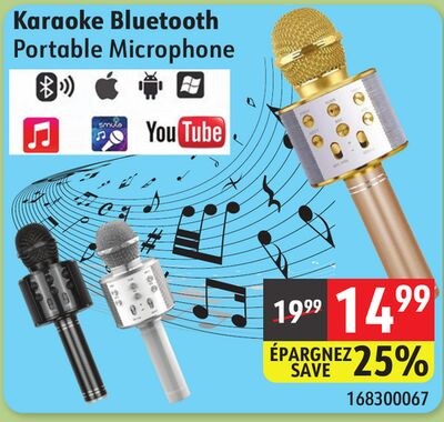 Karaoke Bluetooth Portable Microphone