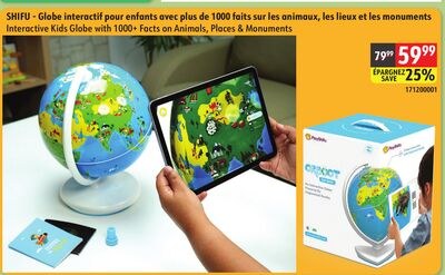 SHIFU - Interactive Kids Globe with 1000+ Facts…