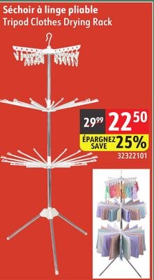 Tripod Clothes Drying Rack