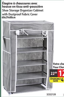 Shoe Storage Organizer Cabinet with Dustproof F…