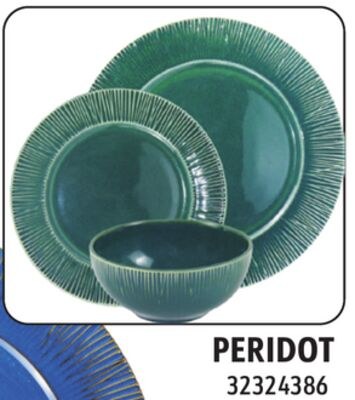 12 Piece Dinner Sets Stoneware Reactive