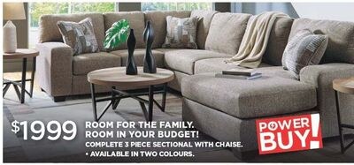 COMPLETE 5 PIECE SECTIONAL WITH CHAISE