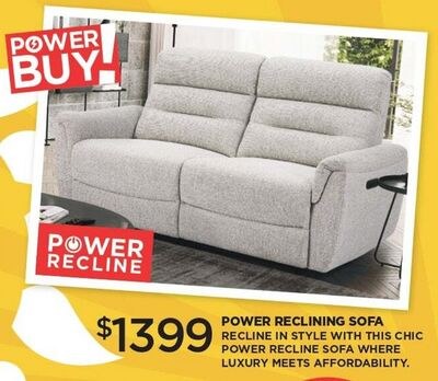 POWER RECLINING SOFA