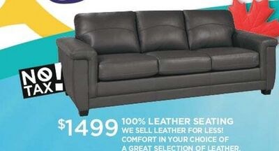 100% LEATHER SEATING