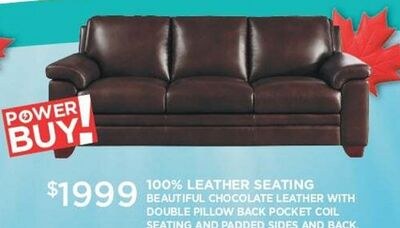 100% LEATHER SEATING