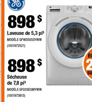 Whirlpool Laveuse de 4,8 pi