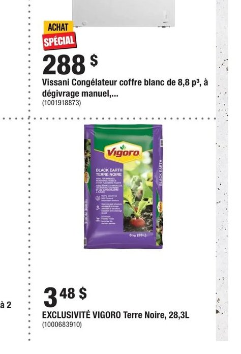 Vissani Congélateur coffre blanc de 8,8 pi³, à …