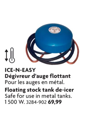 Dégivreur d'auge flottant