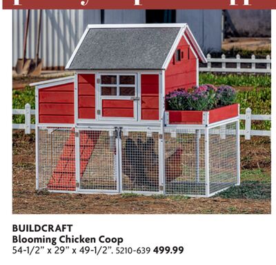 Blooming Chicken Coop