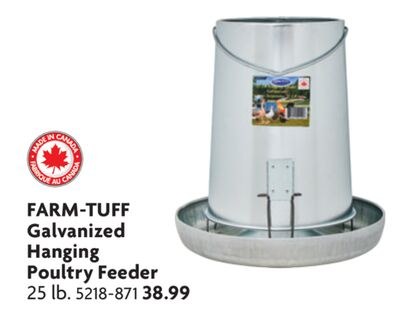 Galvanized Hanging Poultry Feeder