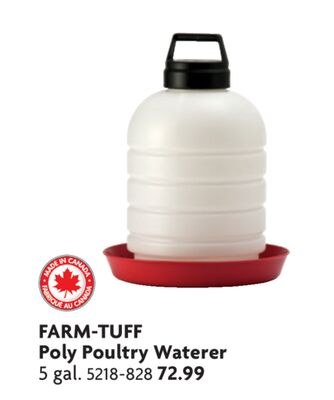 FARM-TUFF Poly Poultry Waterer