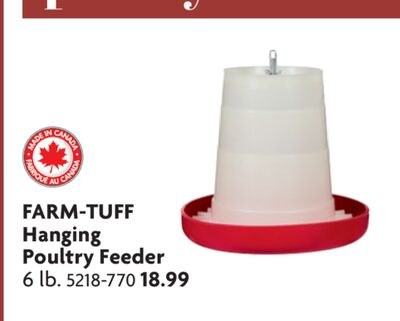 Hanging poultry feeders