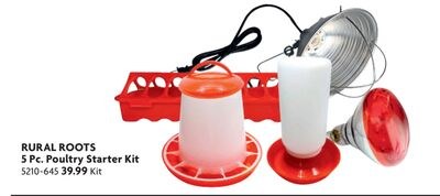5 Pc. Poultry Starter Kit