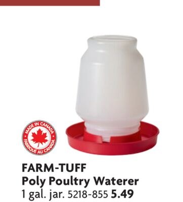 Poly Poultry Waterer