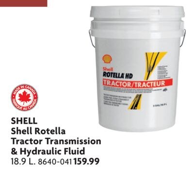 Shell Rotella Tractor Transmission & Hydraulic …