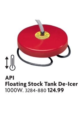 Floating Stock Tank De-Icer