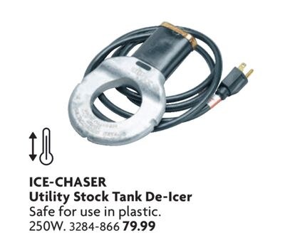 ICE-CHASER Utility Stock Tank De-Icer