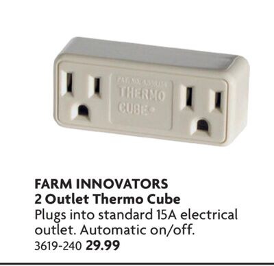 2 Outlet Thermo Cube