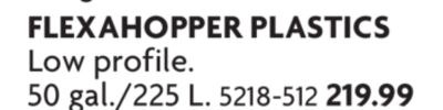FLEXAHOPPER PLASTICS