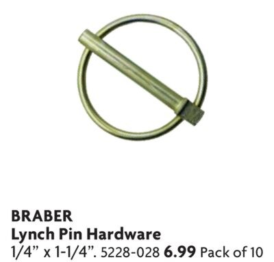 Lynch Pin Hardware
