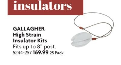 High Strain Insulator Kits