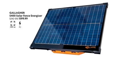 S400 Solar Fence Energizer