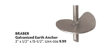 Galvanized Earth Anchor