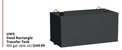 Steel Rectangle Transfer Tank