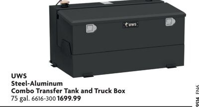 Steel-Aluminum Combo Transfer Tank and Truck Box