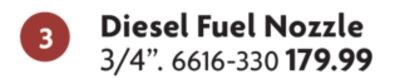 Diesel Fuel Nozzle