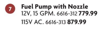 Fuel Pump with Nozzle