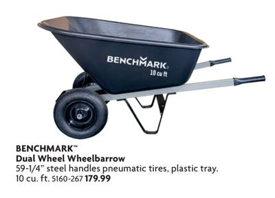 Dual Wheel Wheelbarrow