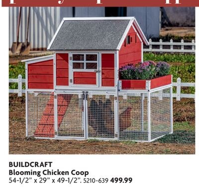 Blooming Chicken Coop