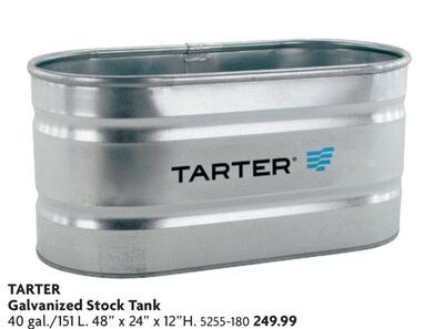 Galvanized Stock Tank
