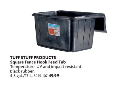 Square Fence Hook Feed Tub