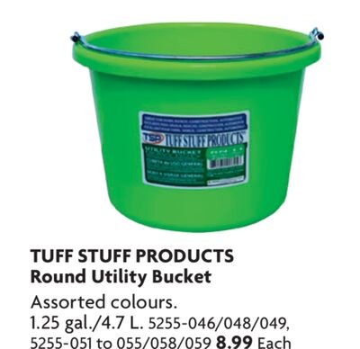 Round Utility Bucket