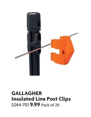 Insulated Line Post Clips