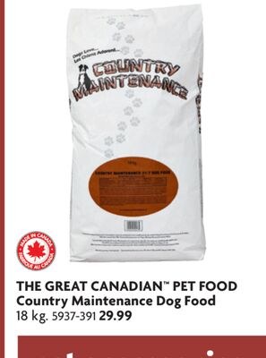 Country Maintenance Dog Food