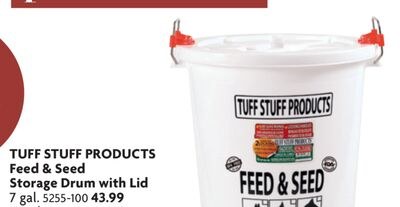 Feed & Seed Storage Drum with Lid