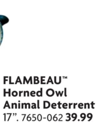 Horned Owl Animal Deterrent
