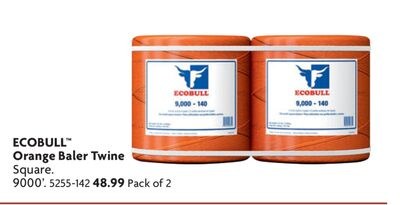 Orange Baler Twine