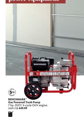 BENCHMARK™ Gas Powered Trash Pump