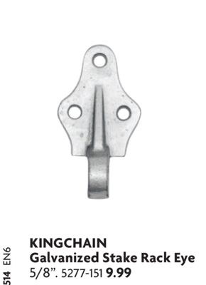 Galvanized Stake Rack Eye