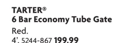 6 Bar Economy Tube Gate