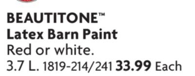 Latex Barn Paint