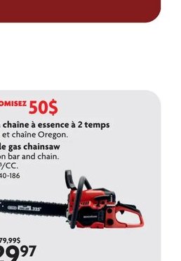 Scie à chaîne à essence à 2 temps Benchmark