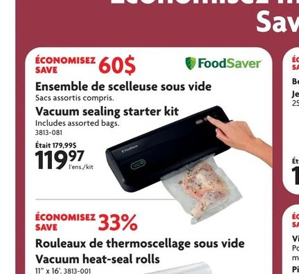 FoodSaver Vacuum sealing starter kit